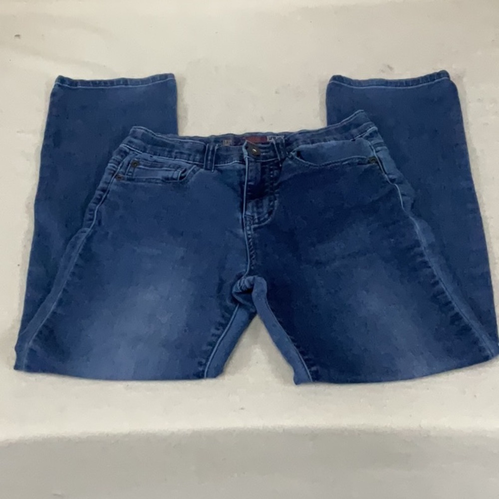 Girls True Craft blue jeans with adjustable waist